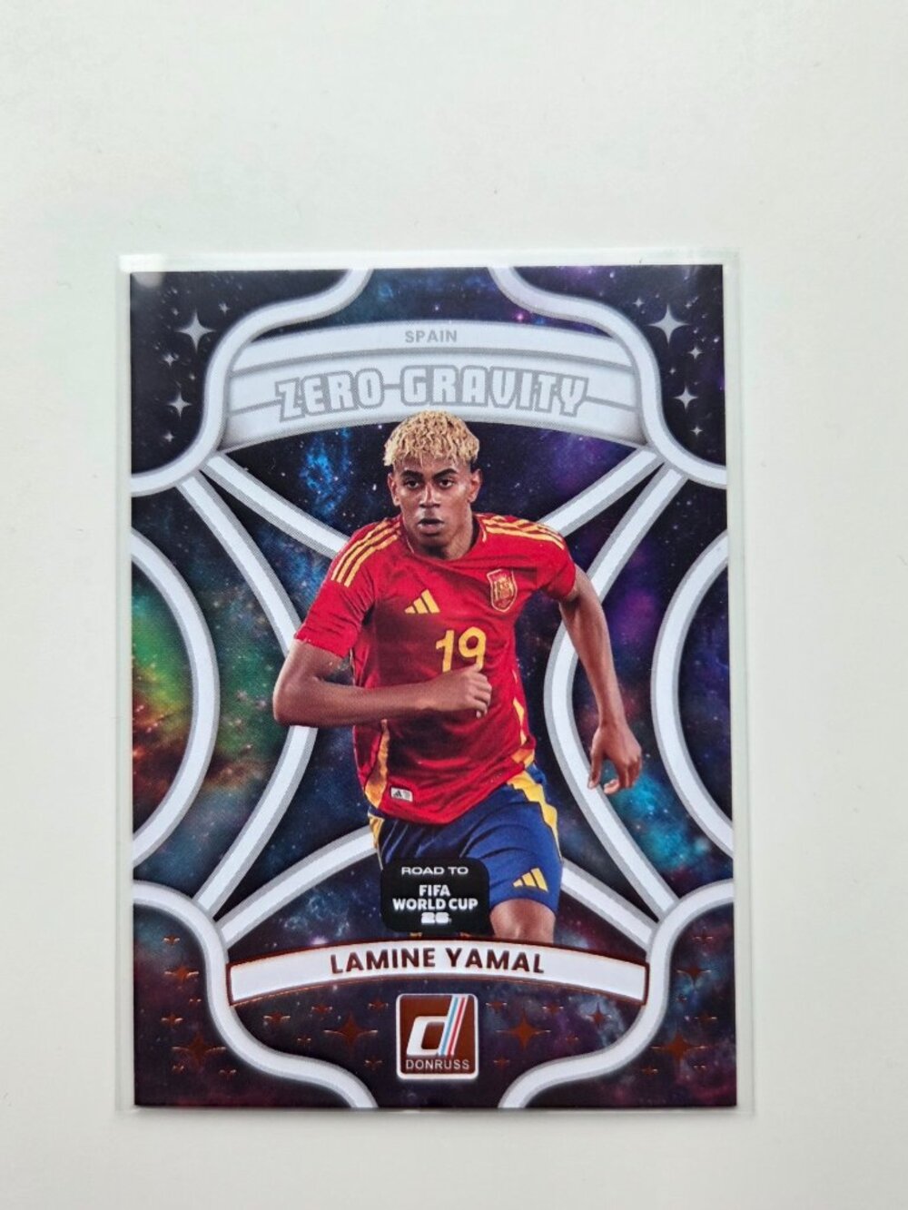 Lamine Yamal Zero Gravity #10 Donruss FIFA World Cup Soccer Card